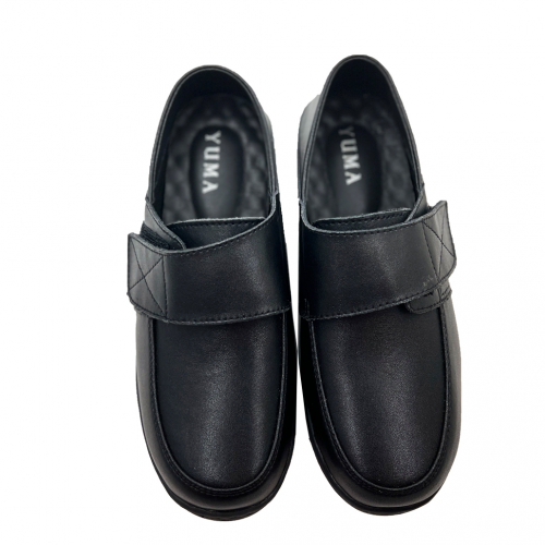 素面款小牛皮氣墊寬楦輕量化厚底鞋